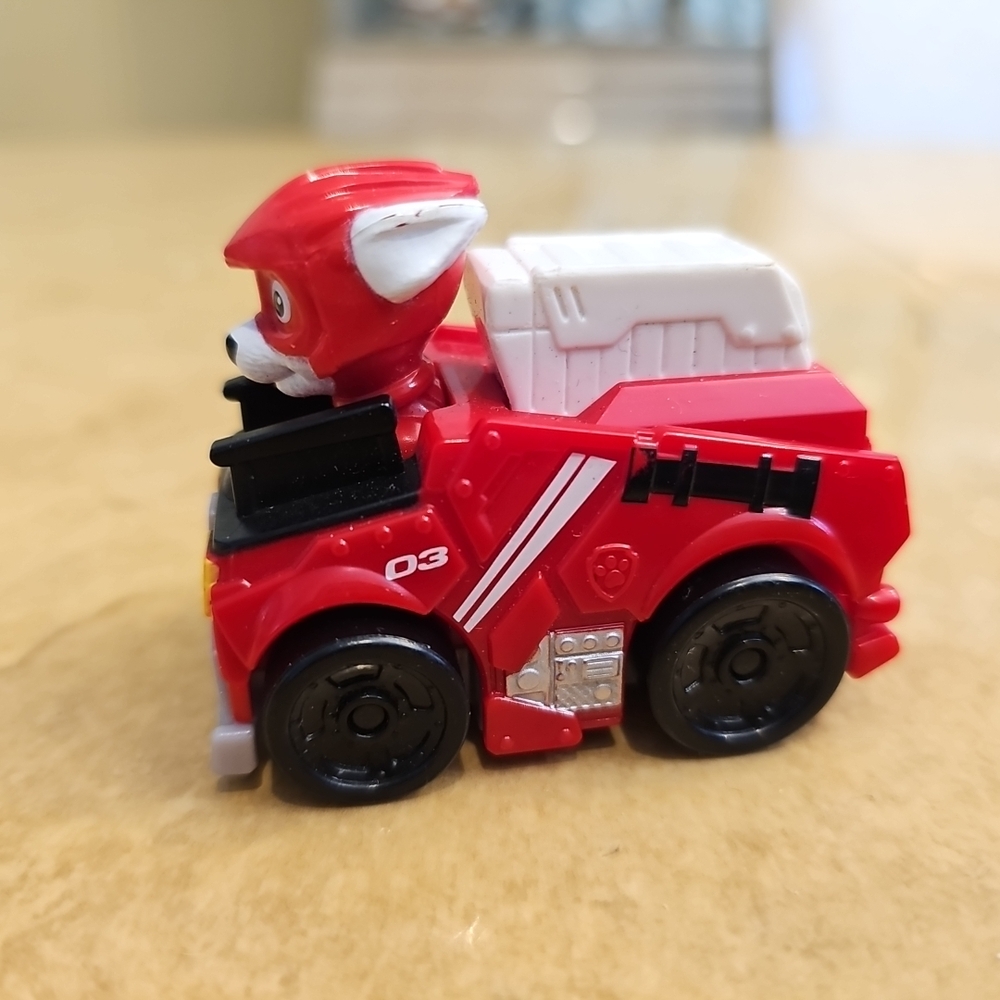 Paw Patrol Pup Squad Mighty Movie Marshall In Vehicle Spin Master Toy